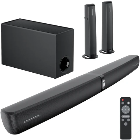 COWIN 120W 2.1 Channel Wireless TV Soundbar Home Audio System
